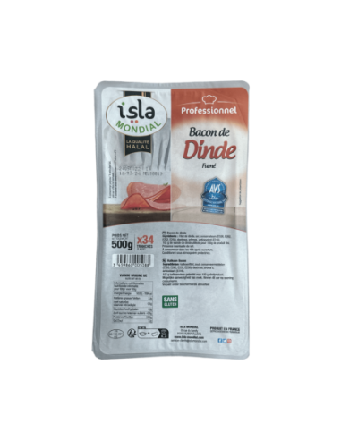 BACON DE DINDE FRAIS 500GR AVS ISLA MONDIAL