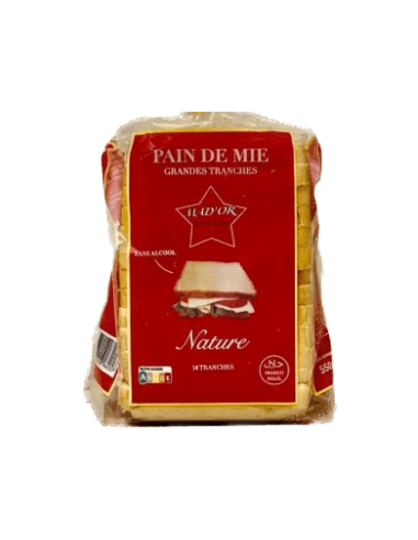 Pain De Mie Nature Mad'or 14 pcs