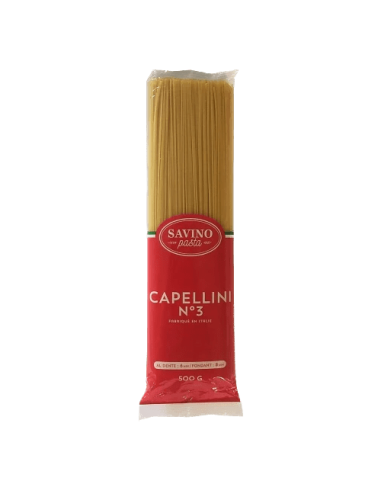 Pates Capellini 500GR SAVINO N°3